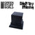 Display Plinths - Square Top - Black - 4x4cm DISCOUNTED