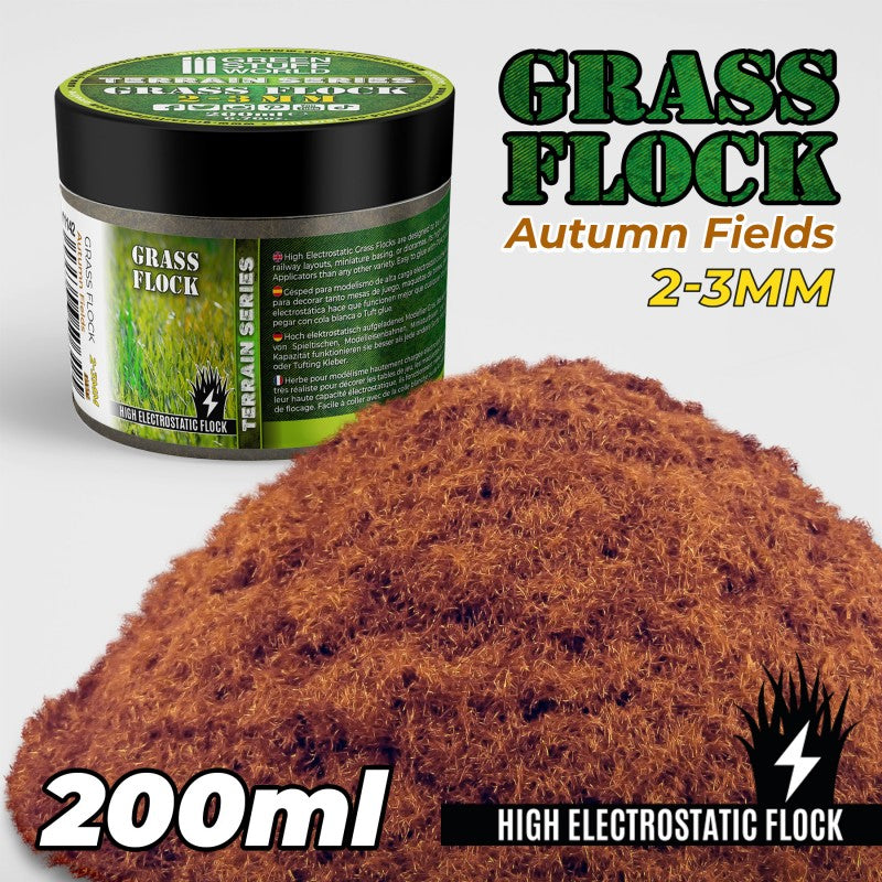 GSW Static Grass Flock 2-3mm - Autumn Field 200ml