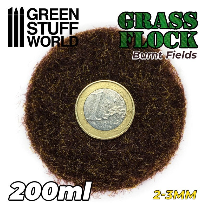 GSW Static Grass Flock 2-3mm - Burnt Fields 200ml