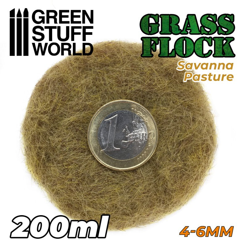 GSW Static Grass Flock 4-6mm - Savanna Pasture 200ml