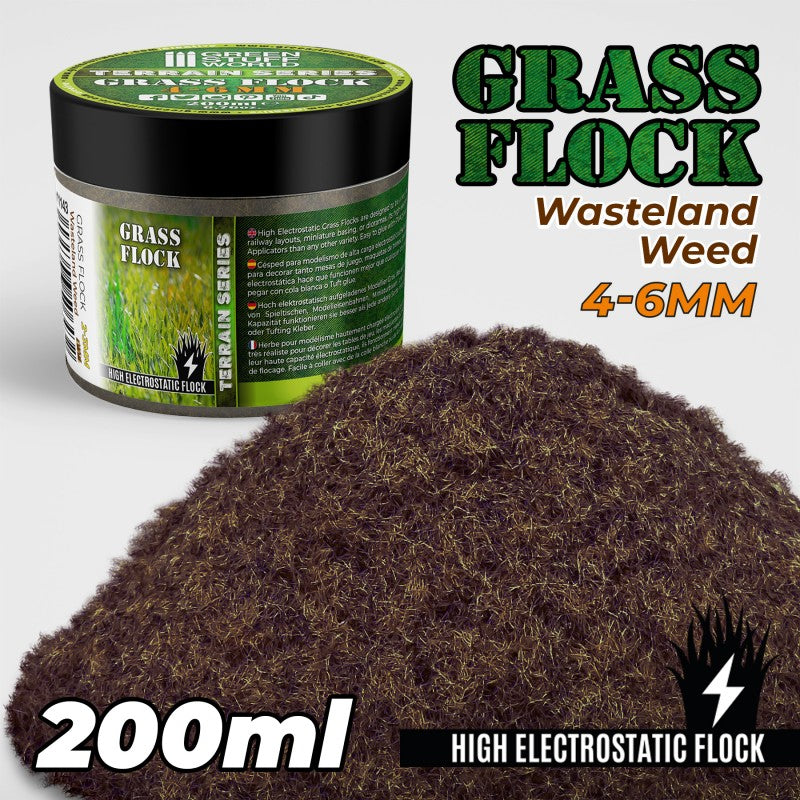 GSW Static Grass Flock 4-6mm - Wasteland Weed 200ml