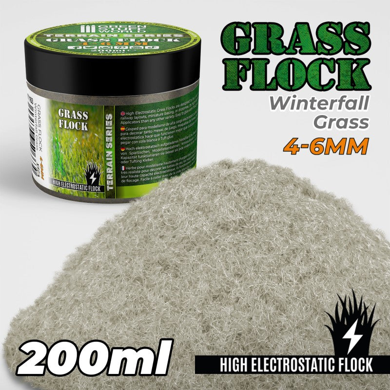 GSW Static Grass Flock 4-6mm - Winterfall Grass 200ml