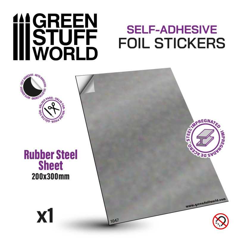 GSW Rubber Steel Adhesive Sheet A4 x1