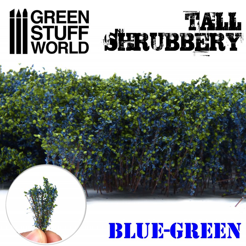 GSW Tall Shrubbery - Blue Green