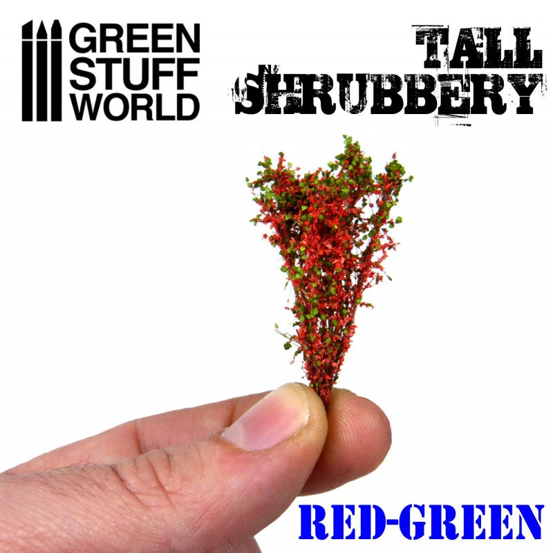 GSW Tall Shrubbery - Red Green