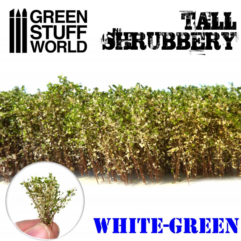 GSW Tall Shrubbery - White Green