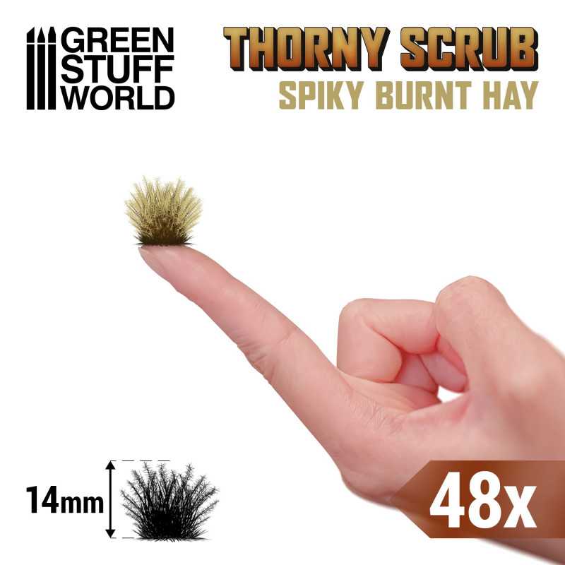 GSW Thorny Spiky Scrub - Burnt Hay