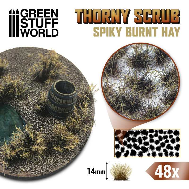 GSW Thorny Spiky Scrub - Burnt Hay