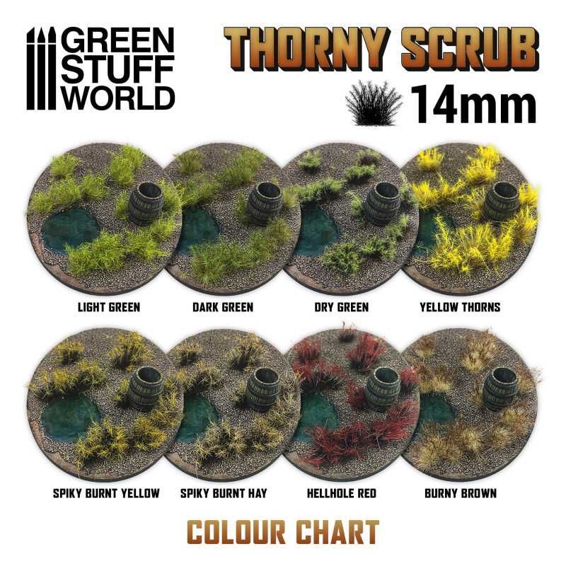 GSW Thorny Spiky Scrub - Light Green