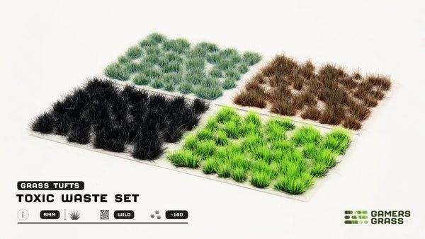 Gamer's Grass Tufts Toxic Waste Tuft Set