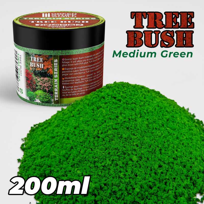 GSW Flocking - Tree Bushes - Medium Green - 200ml