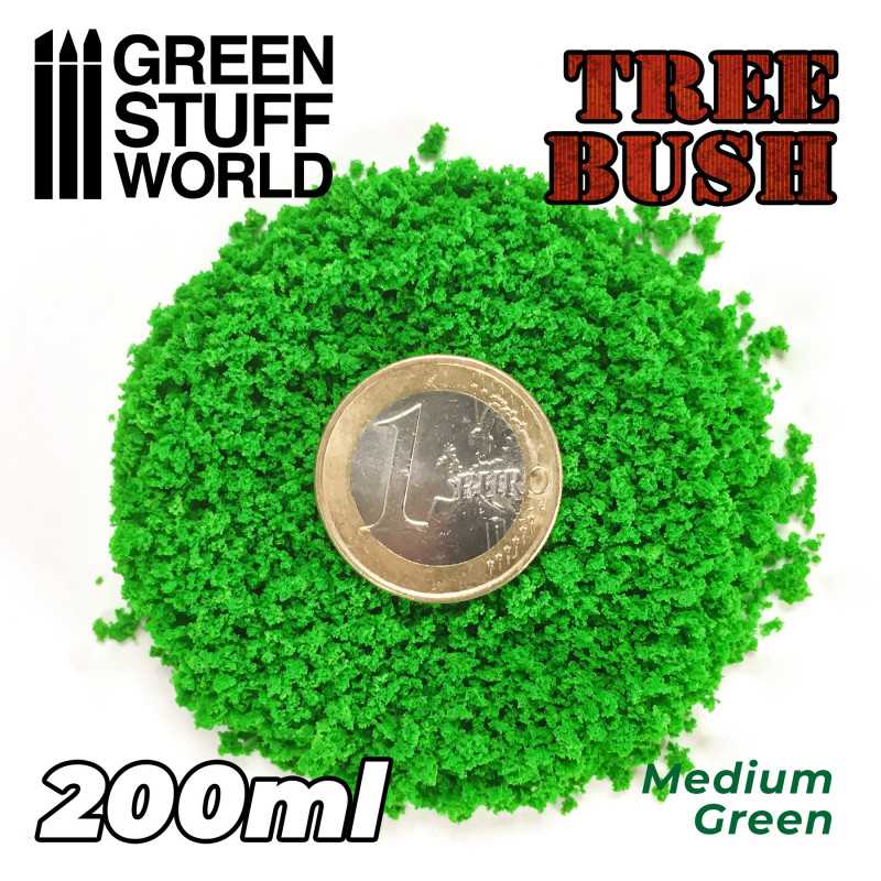 GSW Flocking - Tree Bushes - Medium Green - 200ml