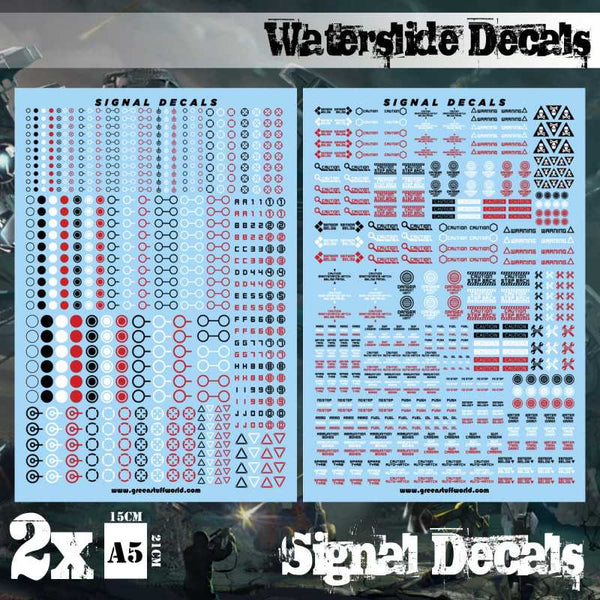 GSW Decals Sheet - Water slide decals