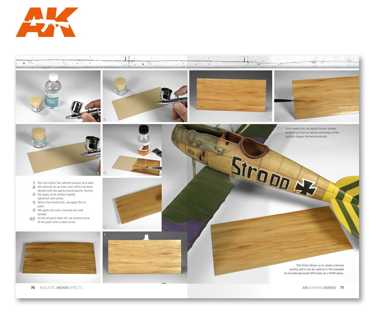 AK Interactive Learning Series No 1 - Realistic Wood Effects