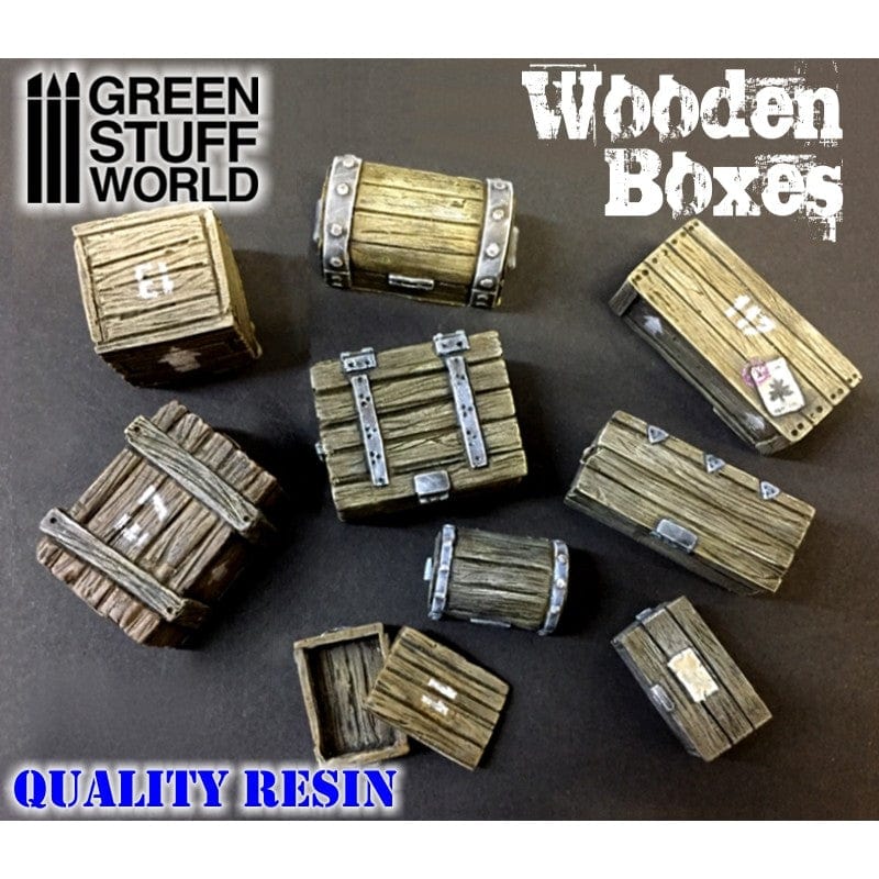 GSW Resin Wooden Boxes
